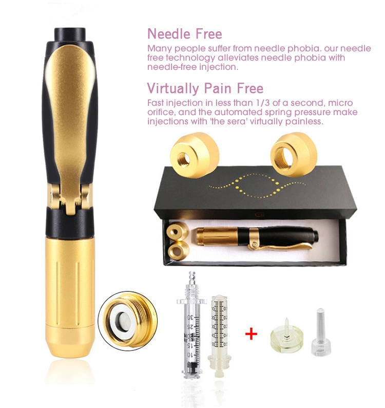 2021 Top-Q Needle Free Lip Filler Injector Hyaluronic Pen Acid Hyaluron Inject Pour Pen 2 in 1